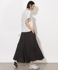 F6KHA29150 MICHEL KLEIN(小さいサイズ)(メゾン ドゥ サンク) [小さいサイズ]ロールアップスリーブカットソー(着心地抜群) ピンク