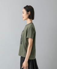 F6KHD27120 MICHEL KLEIN(小さいサイズ)(メゾン ドゥ サンク) [小さいサイズ]フォトTシャツ ダークグレー