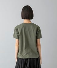 F6KHD27120 MICHEL KLEIN(小さいサイズ)(メゾン ドゥ サンク) [小さいサイズ]フォトTシャツ ダークグレー