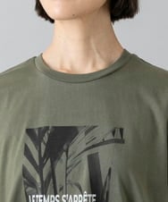 F6KHD27120 MICHEL KLEIN(小さいサイズ)(メゾン ドゥ サンク) [小さいサイズ]フォトTシャツ ダークグレー
