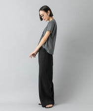 F6KHD27120 MICHEL KLEIN(小さいサイズ)(メゾン ドゥ サンク) [小さいサイズ]フォトTシャツ ダークグレー