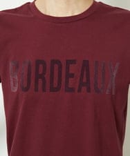 F6KJA01120 MICHEL KLEIN(小さいサイズ)(メゾン ドゥ サンク) ［小さいサイズ］フロッキーロゴTシャツ レッド