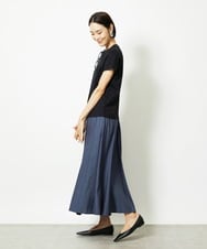F6KJA01120 MICHEL KLEIN(小さいサイズ)(メゾン ドゥ サンク) ［小さいサイズ］フロッキーロゴTシャツ レッド
