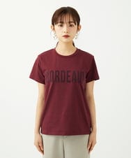 F6KJA01120 MICHEL KLEIN(小さいサイズ)(メゾン ドゥ サンク) ［小さいサイズ］フロッキーロゴTシャツ レッド
