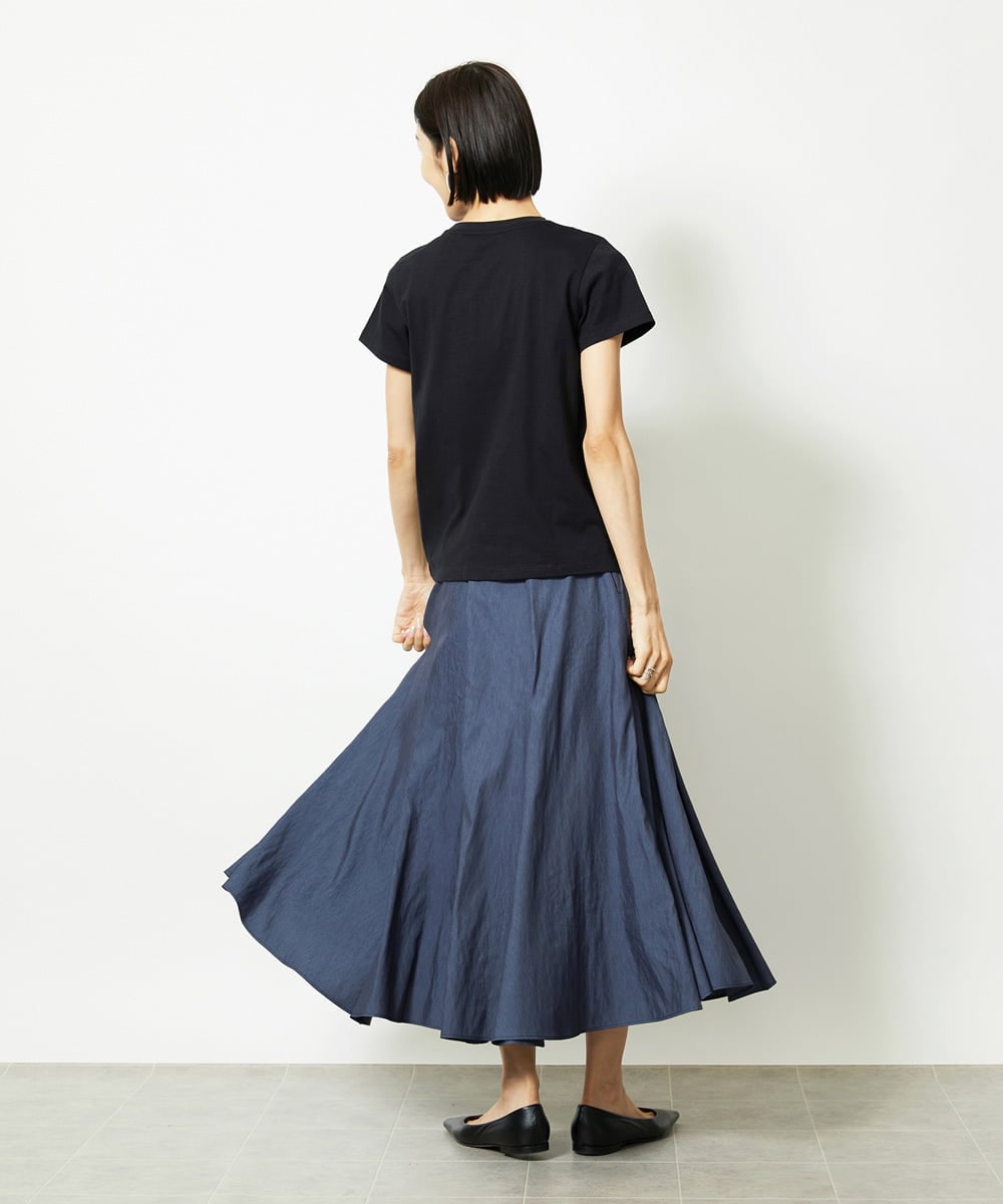 F6KJA01120 MICHEL KLEIN(小さいサイズ)(メゾン ドゥ サンク) ［小さいサイズ］フロッキーロゴTシャツ レッド