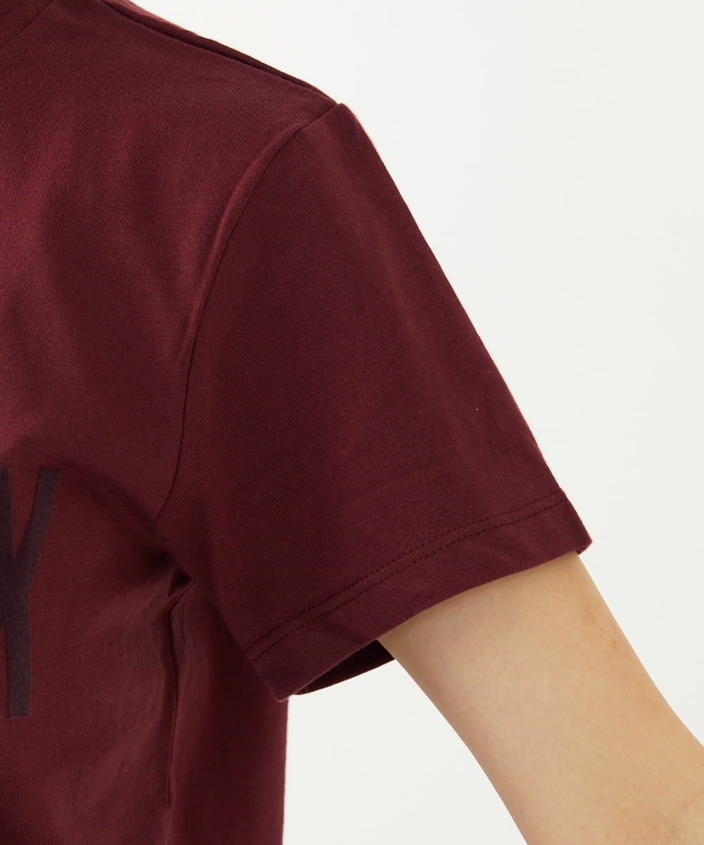 F6KJA01120 MICHEL KLEIN(小さいサイズ)(メゾン ドゥ サンク) ［小さいサイズ］フロッキーロゴTシャツ レッド