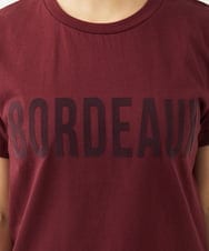 F6KJA01120 MICHEL KLEIN(小さいサイズ)(メゾン ドゥ サンク) ［小さいサイズ］フロッキーロゴTシャツ レッド