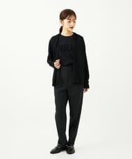F6KJA01120 MICHEL KLEIN(小さいサイズ)(メゾン ドゥ サンク) ［小さいサイズ］フロッキーロゴTシャツ レッド