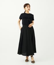 F6KJA01120 MICHEL KLEIN(小さいサイズ)(メゾン ドゥ サンク) ［小さいサイズ］フロッキーロゴTシャツ レッド