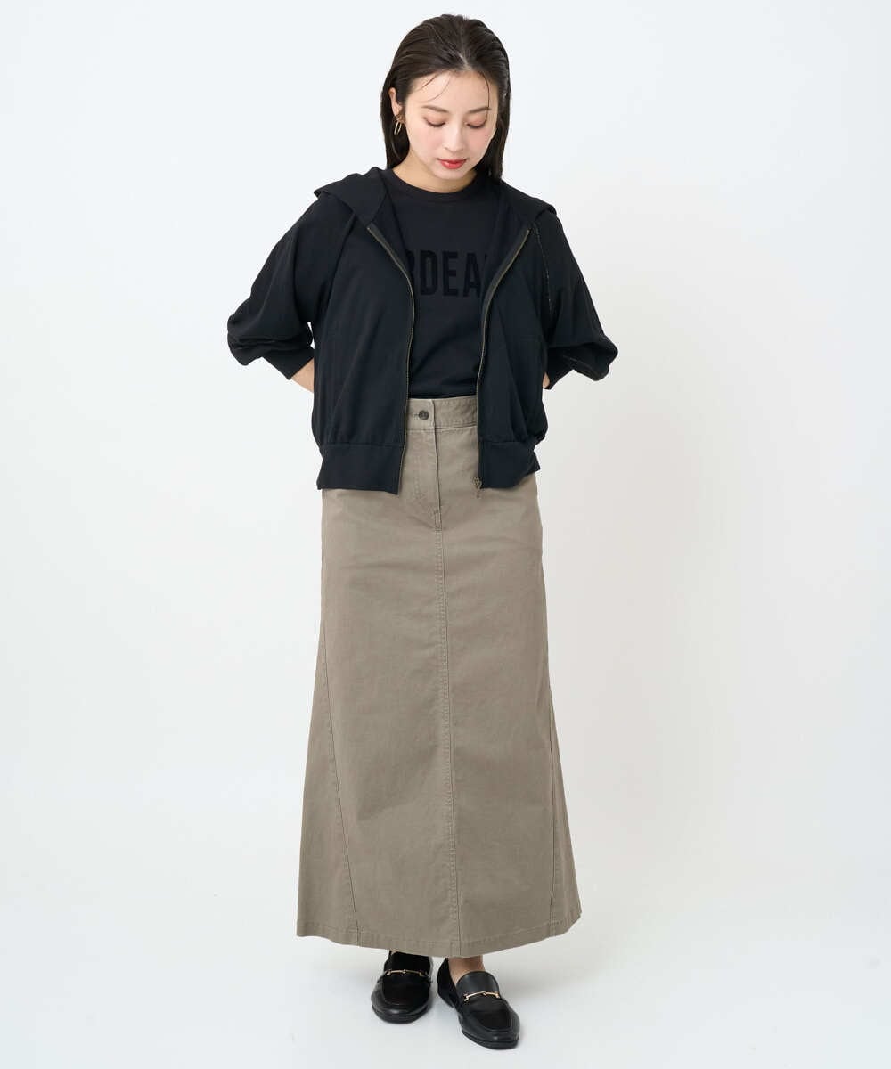 F6KJA01120 MICHEL KLEIN(小さいサイズ)(メゾン ドゥ サンク) ［小さいサイズ］フロッキーロゴTシャツ レッド