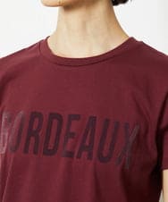 F6KJA01120 MICHEL KLEIN(小さいサイズ)(メゾン ドゥ サンク) ［小さいサイズ］フロッキーロゴTシャツ レッド
