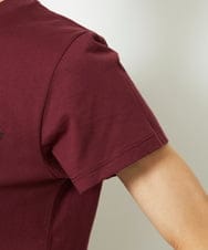 F6KJA01120 MICHEL KLEIN(小さいサイズ)(メゾン ドゥ サンク) ［小さいサイズ］フロッキーロゴTシャツ レッド