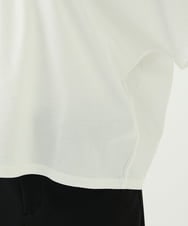F6KJA05180 MICHEL KLEIN(小さいサイズ)(メゾン ドゥ サンク) ［小さいサイズ］トリオシアーチェックカットソー(セットアップ対応) ホワイト