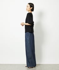 F6KJB37150 MICHEL KLEIN(小さいサイズ)(メゾン ドゥ サンク) [小さいサイズ]袖タックカットソー(接触冷感) ピンク