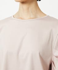 F6KJB37150 MICHEL KLEIN(小さいサイズ)(メゾン ドゥ サンク) [小さいサイズ]袖タックカットソー(接触冷感) ピンク