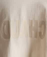 F6KJD20120 MICHEL KLEIN(小さいサイズ)(メゾン ドゥ サンク) 【小さいサイズ】フロッキーロゴTシャツ パープル