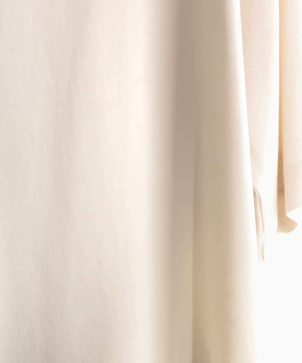 F6KJD21150 MICHEL KLEIN(小さいサイズ)(メゾン ドゥ サンク) 【小さいサイズ】ヴィンテージライクボックスTシャツ アイボリー
