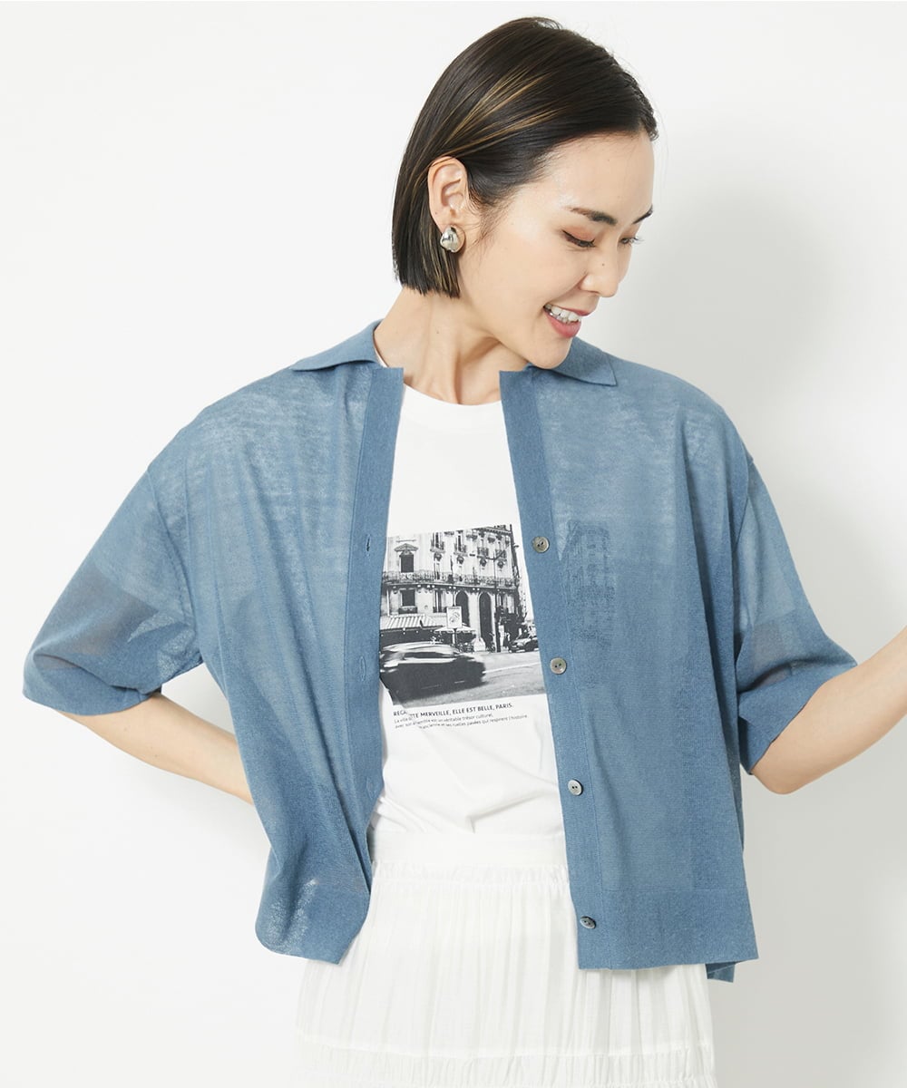 小さいサイズ]フォトプリントTシャツ(カットソー・Tシャツ