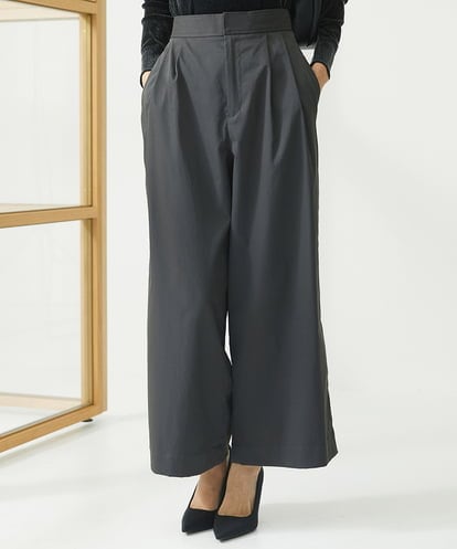 F6LAA01240 MICHEL KLEIN(小さいサイズ) [小さいサイズ]ソフトタッチチノワイドパンツ