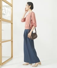 F6LAA06230 MICHEL KLEIN(小さいサイズ)(メゾン ドゥ サンク) [小さいサイズ]デニムライクワイドパンツ インディゴ