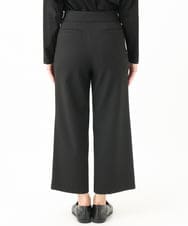 F6LAA30180 MICHEL KLEIN(小さいサイズ)(メゾン ドゥ サンク) [小さいサイズ]裏起毛ワイドクロップドパンツ(機能素材/定番人気/新色追加) ネイビー
