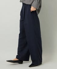 F6LAD10230 MICHEL KLEIN(小さいサイズ)(メゾン ドゥ サンク) [小さいサイズ]コージーワイドパンツ ネイビー