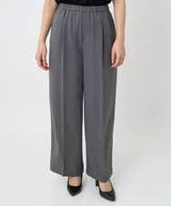 F6LAD10230 MICHEL KLEIN(小さいサイズ)(メゾン ドゥ サンク) [小さいサイズ]コージーワイドパンツ バーガンディ