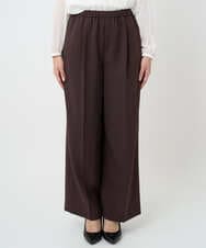 F6LAD10230 MICHEL KLEIN(小さいサイズ)(メゾン ドゥ サンク) [小さいサイズ]コージーワイドパンツ バーガンディ