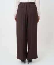 F6LAD10230 MICHEL KLEIN(小さいサイズ)(メゾン ドゥ サンク) [小さいサイズ]コージーワイドパンツ バーガンディ