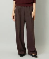 F6LAD10230 MICHEL KLEIN(小さいサイズ)(メゾン ドゥ サンク) [小さいサイズ]コージーワイドパンツ バーガンディ