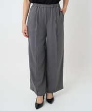 F6LAD10230 MICHEL KLEIN(小さいサイズ)(メゾン ドゥ サンク) [小さいサイズ]コージーワイドパンツ グレー