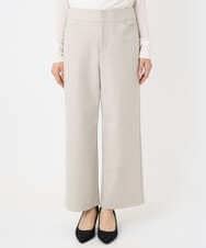 F6LAD28180 MICHEL KLEIN(小さいサイズ)(メゾン ドゥ サンク) [小さいサイズ][定番人気]ストレッチ裏起毛ワイドパンツ ライトグレー