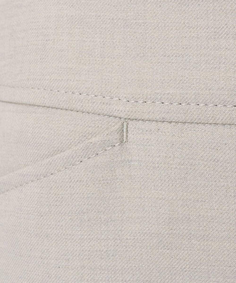 F6LAD28180 MICHEL KLEIN(小さいサイズ)(メゾン ドゥ サンク) [小さいサイズ][定番人気]ストレッチ裏起毛ワイドパンツ ライトグレー