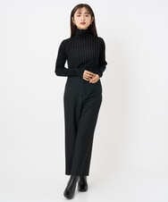 F6LAD28180 MICHEL KLEIN(小さいサイズ)(メゾン ドゥ サンク) [小さいサイズ][定番人気]ストレッチ裏起毛ワイドパンツ ライトグレー