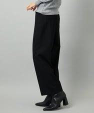 F6LAD28180 MICHEL KLEIN(小さいサイズ)(メゾン ドゥ サンク) [小さいサイズ][定番人気]ストレッチ裏起毛ワイドパンツ ライトグレー