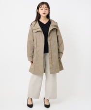 F6LAD28180 MICHEL KLEIN(小さいサイズ)(メゾン ドゥ サンク) [小さいサイズ][定番人気]ストレッチ裏起毛ワイドパンツ ライトグレー