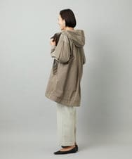 F6LAD28180 MICHEL KLEIN(小さいサイズ)(メゾン ドゥ サンク) [小さいサイズ][定番人気]ストレッチ裏起毛ワイドパンツ ライトグレー