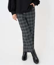 F6LAD28180 MICHEL KLEIN(小さいサイズ)(メゾン ドゥ サンク) [小さいサイズ][定番人気]ストレッチ裏起毛ワイドパンツ ライトグレー