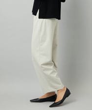 F6LAD28180 MICHEL KLEIN(小さいサイズ)(メゾン ドゥ サンク) [小さいサイズ][定番人気]ストレッチ裏起毛ワイドパンツ グレー
