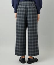 F6LAD28180 MICHEL KLEIN(小さいサイズ)(メゾン ドゥ サンク) [小さいサイズ][定番人気]ストレッチ裏起毛ワイドパンツ グレー