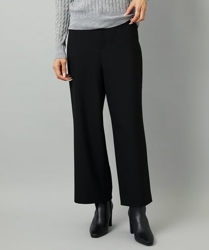 F6LAD28180 MICHEL KLEIN(小さいサイズ) [小さいサイズ][定番人気]ストレッチ裏起毛ワイドパンツ