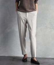 F6LAD31200 MICHEL KLEIN(小さいサイズ)(メゾン ドゥ サンク) [小さいサイズ]［定番人気/新色追加］裏起毛ワイドクロップドパンツ(機能素材) ベージュ