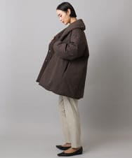 F6LAD31200 MICHEL KLEIN(小さいサイズ)(メゾン ドゥ サンク) [小さいサイズ]［定番人気/新色追加］裏起毛ワイドクロップドパンツ(機能素材) ベージュ