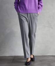 F6LAD31200 MICHEL KLEIN(小さいサイズ)(メゾン ドゥ サンク) [小さいサイズ]［定番人気/新色追加］裏起毛ワイドクロップドパンツ(機能素材) ベージュ