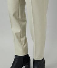 F6LAD31200 MICHEL KLEIN(小さいサイズ)(メゾン ドゥ サンク) [小さいサイズ]［定番人気/新色追加］裏起毛ワイドクロップドパンツ(機能素材) ベージュ