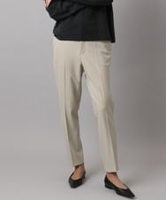 F6LAD31200 MICHEL KLEIN(小さいサイズ)(メゾン ドゥ サンク) [小さいサイズ]［定番人気/新色追加］裏起毛ワイドクロップドパンツ(機能素材) ベージュ