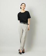 F6LAD35250 MICHEL KLEIN(小さいサイズ)(メゾン ドゥ サンク) [小さいサイズ][セットアップ対応]テーパードパンツ グレー