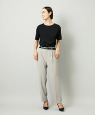 F6LAD35250 MICHEL KLEIN(小さいサイズ)(メゾン ドゥ サンク) [小さいサイズ][セットアップ対応]テーパードパンツ グレー