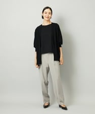 F6LAD35250 MICHEL KLEIN(小さいサイズ)(メゾン ドゥ サンク) [小さいサイズ][セットアップ対応]テーパードパンツ グレー