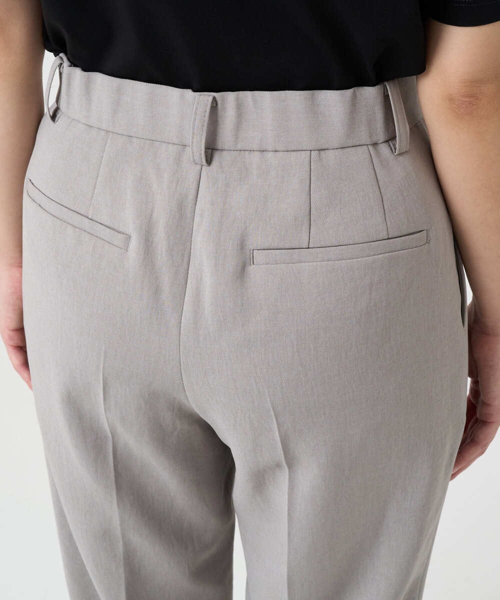 F6LAD35250 MICHEL KLEIN(小さいサイズ)(メゾン ドゥ サンク) [小さいサイズ][セットアップ対応]テーパードパンツ グレー
